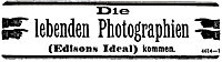 Die lebenden Photographien kommen nach Klagenfurt