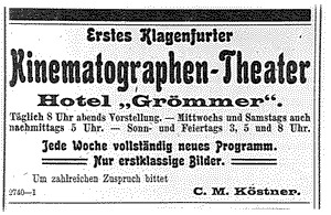 Erstes Klagenfurter Kinematographen-Theater