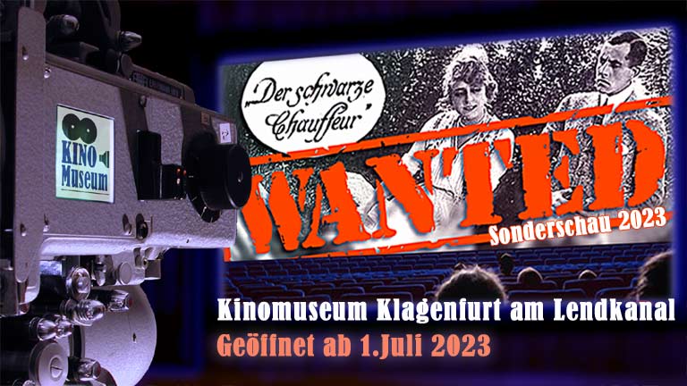 Ausstellung im Schaukasten, Kinomuseum Klagenfurt